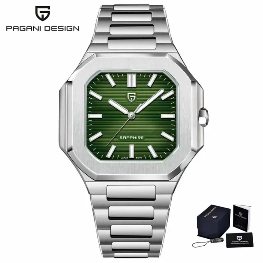 Pagani Design PD-YS019 | Cuarzo Japonés TMI VH31 | Cristal Zafiro AR | 50M